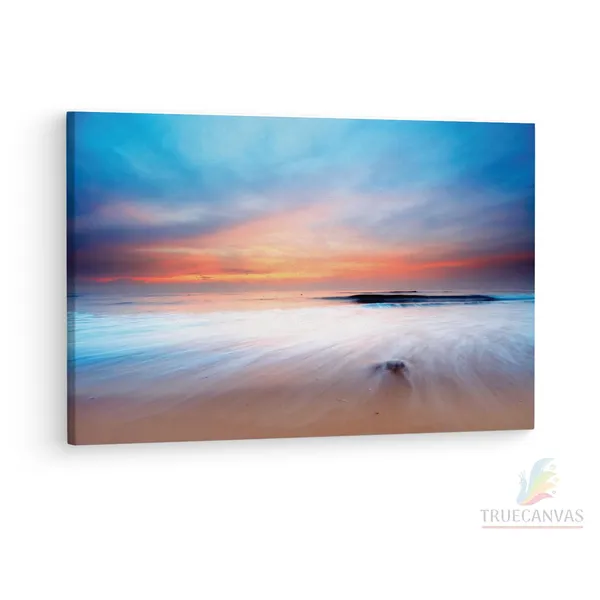Multicolor_Mac_Beach_Sunrise,_Wooden_Framed_Canvas_Paintings_|_For_Living_Room_|_Bedroom_|_Office_|_Gallery_|_Ready_Wall_Mount_Canvas_Wall_Art_Painting_|_Size_-_12_X_18In,_Ct0892