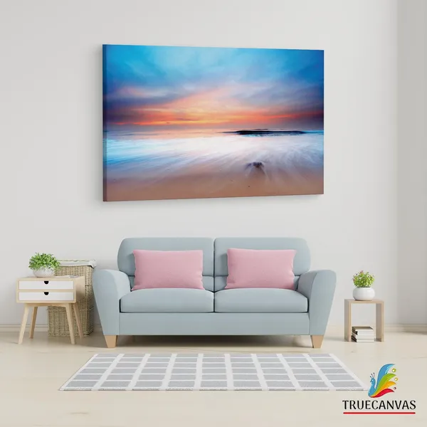 Multicolor_Mac_Beach_Sunrise,_Wooden_Framed_Canvas_Paintings_|_For_Living_Room_|_Bedroom_|_Office_|_Gallery_|_Ready_Wall_Mount_Canvas_Wall_Art_Painting_|_Size_-_12_X_18In,_Ct0892