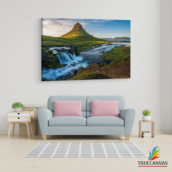 Multicolor_Sn?Fellsnes,_Wooden_Framed_Canvas_Paintings_|_For_Living_Room_|_Bedroom_|_Office_|_Gallery_|_Ready_Wall_Mount_Canvas_Wall_Art_Painting_|_Size_-_12_X_18In,_Ct0895
