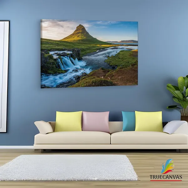 Multicolor_Sn?Fellsnes,_Wooden_Framed_Canvas_Paintings_|_For_Living_Room_|_Bedroom_|_Office_|_Gallery_|_Ready_Wall_Mount_Canvas_Wall_Art_Painting_|_Size_-_12_X_18In,_Ct0895
