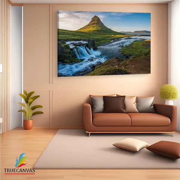Multicolor_Sn?Fellsnes,_Wooden_Framed_Canvas_Paintings_|_For_Living_Room_|_Bedroom_|_Office_|_Gallery_|_Ready_Wall_Mount_Canvas_Wall_Art_Painting_|_Size_-_12_X_18In,_Ct0895