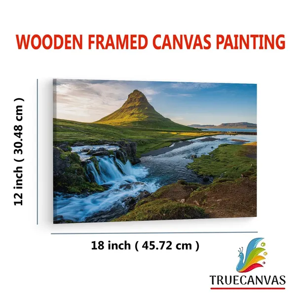 Multicolor_Sn?Fellsnes,_Wooden_Framed_Canvas_Paintings_|_For_Living_Room_|_Bedroom_|_Office_|_Gallery_|_Ready_Wall_Mount_Canvas_Wall_Art_Painting_|_Size_-_12_X_18In,_Ct0895