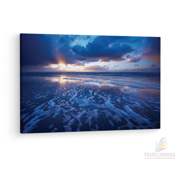Multicolor_Pacific_Ocean,_Wooden_Framed_Canvas_Paintings_|_For_Living_Room_|_Bedroom_|_Office_|_Gallery_|_Ready_Wall_Mount_Canvas_Wall_Art_Painting_|_Size_-_12_X_18In,_Ct0900