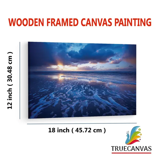 Multicolor_Pacific_Ocean,_Wooden_Framed_Canvas_Paintings_|_For_Living_Room_|_Bedroom_|_Office_|_Gallery_|_Ready_Wall_Mount_Canvas_Wall_Art_Painting_|_Size_-_12_X_18In,_Ct0900