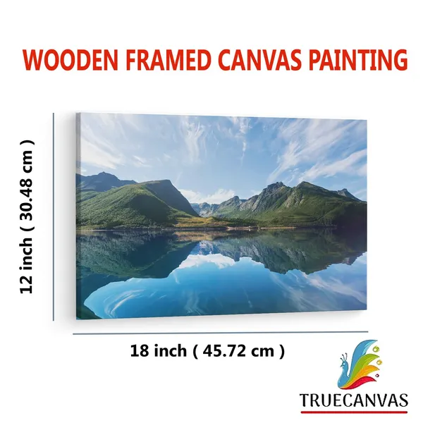 Multicolor_Black_Sea_Biosphere_Reserve,_Wooden_Framed_Canvas_Paintings_|_For_Living_Room_|_Bedroom_|_Office_|_Gallery_|_Ready_Wall_Mount_Canvas_Wall_Art_Painting_|_Size_-_12_X_18In,_Ct0903