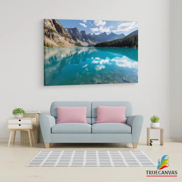 Multicolor_Banff_National_Park,_Wooden_Framed_Canvas_Paintings_|_For_Living_Room_|_Bedroom_|_Office_|_Gallery_|_Ready_Wall_Mount_Canvas_Wall_Art_Painting_|_Size_-_12_X_18In,_Ct0904
