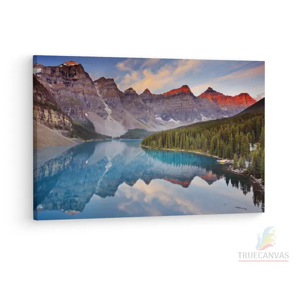Multicolor_Banff_National_Park,_Wooden_Framed_Canvas_Paintings_|_For_Living_Room_|_Bedroom_|_Office_|_Gallery_|_Ready_Wall_Mount_Canvas_Wall_Art_Painting_|_Size_-_12_X_18In,_Ct0905