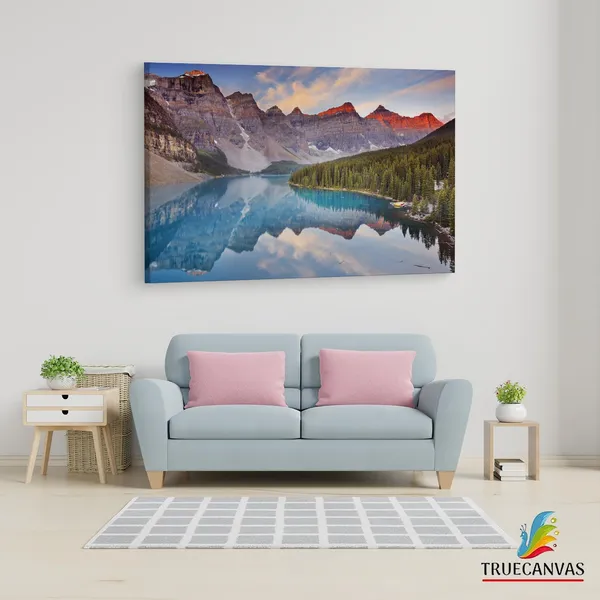 Multicolor_Banff_National_Park,_Wooden_Framed_Canvas_Paintings_|_For_Living_Room_|_Bedroom_|_Office_|_Gallery_|_Ready_Wall_Mount_Canvas_Wall_Art_Painting_|_Size_-_12_X_18In,_Ct0905