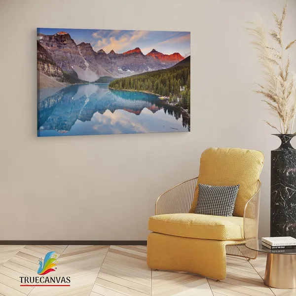 Multicolor_Banff_National_Park,_Wooden_Framed_Canvas_Paintings_|_For_Living_Room_|_Bedroom_|_Office_|_Gallery_|_Ready_Wall_Mount_Canvas_Wall_Art_Painting_|_Size_-_12_X_18In,_Ct0905