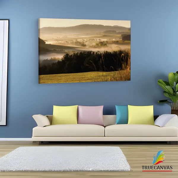 Multicolor_Vyso?Ina_Region,_Wooden_Framed_Canvas_Paintings_|_For_Living_Room_|_Bedroom_|_Office_|_Gallery_|_Ready_Wall_Mount_Canvas_Wall_Art_Painting_|_Size_-_12_X_18In,_Ct0909