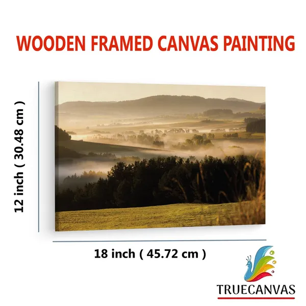 Multicolor_Vyso?Ina_Region,_Wooden_Framed_Canvas_Paintings_|_For_Living_Room_|_Bedroom_|_Office_|_Gallery_|_Ready_Wall_Mount_Canvas_Wall_Art_Painting_|_Size_-_12_X_18In,_Ct0909