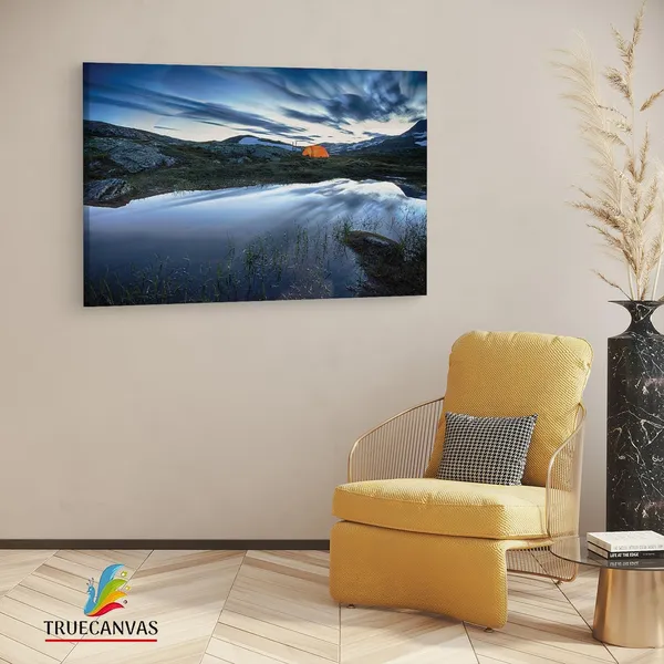 Multicolor_Hardangervidda_National_Park,_Wooden_Framed_Canvas_Paintings_|_For_Living_Room_|_Bedroom_|_Office_|_Gallery_|_Ready_Wall_Mount_Canvas_Wall_Art_Painting_|_Size_-_12_X_18In,_Ct0911