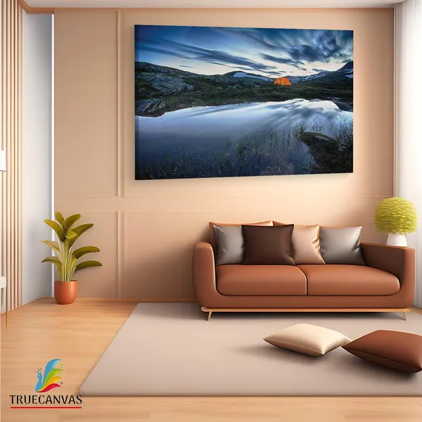 Multicolor_Hardangervidda_National_Park,_Wooden_Framed_Canvas_Paintings_|_For_Living_Room_|_Bedroom_|_Office_|_Gallery_|_Ready_Wall_Mount_Canvas_Wall_Art_Painting_|_Size_-_12_X_18In,_Ct0911