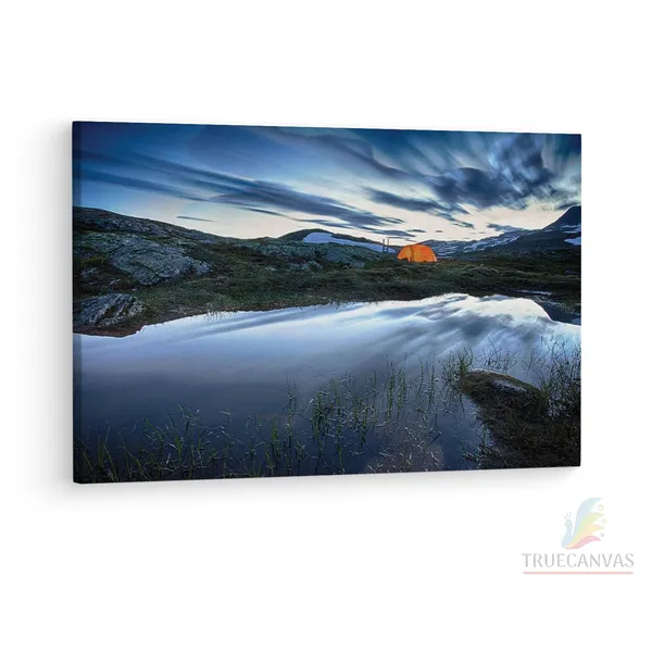 Multicolor_Hardangervidda_National_Park,_Wooden_Framed_Canvas_Paintings_|_For_Living_Room_|_Bedroom_|_Office_|_Gallery_|_Ready_Wall_Mount_Canvas_Wall_Art_Painting_|_Size_-_12_X_18In,_Ct0911