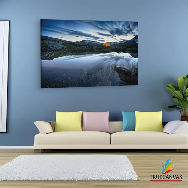 Multicolor_Hardangervidda_National_Park,_Wooden_Framed_Canvas_Paintings_|_For_Living_Room_|_Bedroom_|_Office_|_Gallery_|_Ready_Wall_Mount_Canvas_Wall_Art_Painting_|_Size_-_12_X_18In,_Ct0911