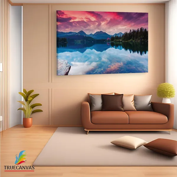 Multicolor_Tatra_National_Park,_Wooden_Framed_Canvas_Paintings_|_For_Living_Room_|_Bedroom_|_Office_|_Gallery_|_Ready_Wall_Mount_Canvas_Wall_Art_Painting_|_Size_-_12_X_18In,_Ct0913