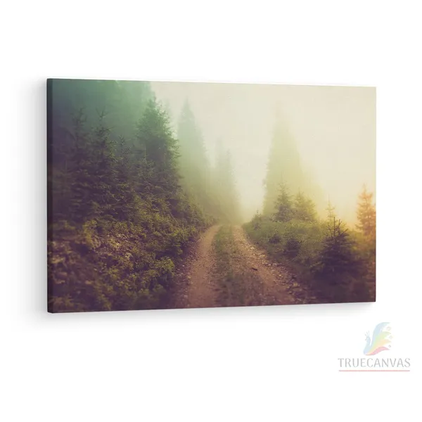 Multicolor_A_Pathway_In_The_|_Forest,_Wooden_Framed_Canvas_Paintings_|_For_Living_Room_|_Bedroom_|_Office_|_Gallery_|_Ready_Wall_Mount_Canvas_Wall_Art_Painting_|_Size_-_12_X_18In,_Ct0920