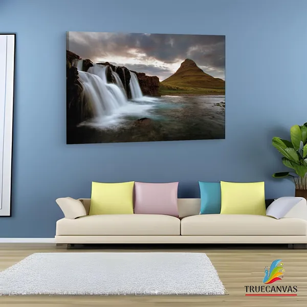 Multicolor_Sn?Fellsj?Kull_National_Park,_Wooden_Framed_Canvas_Paintings_|_For_Living_Room_|_Bedroom_|_Office_|_Gallery_|_Ready_Wall_Mount_Canvas_Wall_Art_Painting_|_Size_-_12_X_18In,_Ct0922
