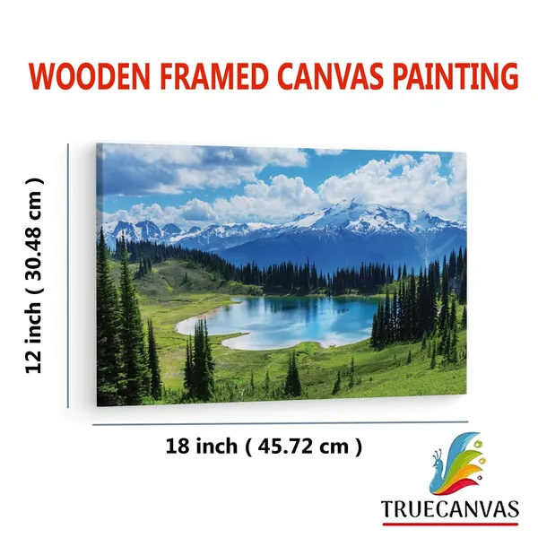 Multicolor_Banff_National_Park,_Wooden_Framed_Canvas_Paintings_|_For_Living_Room_|_Bedroom_|_Office_|_Gallery_|_Ready_Wall_Mount_Canvas_Wall_Art_Painting_|_Size_-_12_X_18In,_Ct0927