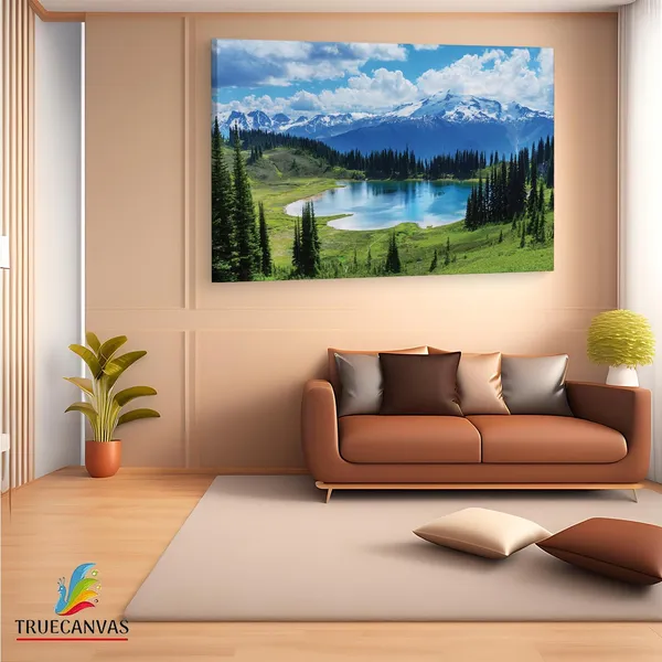 Multicolor_Banff_National_Park,_Wooden_Framed_Canvas_Paintings_|_For_Living_Room_|_Bedroom_|_Office_|_Gallery_|_Ready_Wall_Mount_Canvas_Wall_Art_Painting_|_Size_-_12_X_18In,_Ct0927