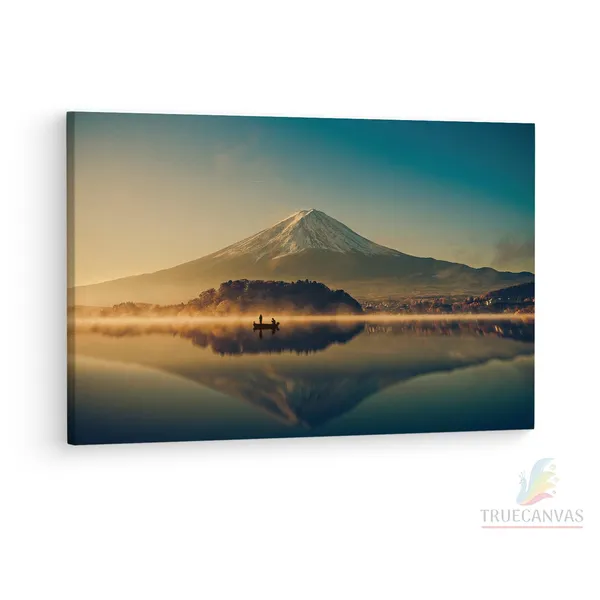 Multicolor_Mount_Fuji,_Wooden_Framed_Canvas_Paintings_|_For_Living_Room_|_Bedroom_|_Office_|_Gallery_|_Ready_Wall_Mount_Canvas_Wall_Art_Painting_|_Size_-_12_X_18In,_Ct0928