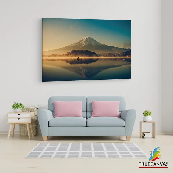 Multicolor_Mount_Fuji,_Wooden_Framed_Canvas_Paintings_|_For_Living_Room_|_Bedroom_|_Office_|_Gallery_|_Ready_Wall_Mount_Canvas_Wall_Art_Painting_|_Size_-_12_X_18In,_Ct0928