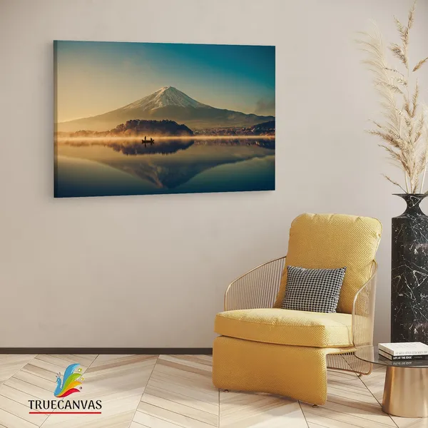 Multicolor_Mount_Fuji,_Wooden_Framed_Canvas_Paintings_|_For_Living_Room_|_Bedroom_|_Office_|_Gallery_|_Ready_Wall_Mount_Canvas_Wall_Art_Painting_|_Size_-_12_X_18In,_Ct0928
