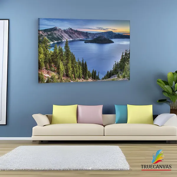 Multicolor_Crater_Lake,_Wooden_Framed_Canvas_Paintings_|_For_Living_Room_|_Bedroom_|_Office_|_Gallery_|_Ready_Wall_Mount_Canvas_Wall_Art_Painting_|_Size_-_12_X_18In,_Ct0931