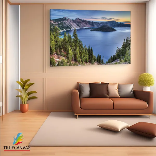 Multicolor_Crater_Lake,_Wooden_Framed_Canvas_Paintings_|_For_Living_Room_|_Bedroom_|_Office_|_Gallery_|_Ready_Wall_Mount_Canvas_Wall_Art_Painting_|_Size_-_12_X_18In,_Ct0931
