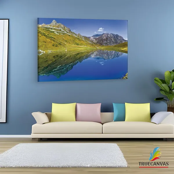 Multicolor_Caucasus_Mountains,_Wooden_Framed_Canvas_Paintings_|_For_Living_Room_|_Bedroom_|_Office_|_Gallery_|_Ready_Wall_Mount_Canvas_Wall_Art_Painting_|_Size_-_12_X_18In,_Ct0934