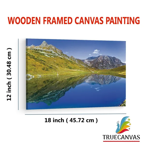 Multicolor_Caucasus_Mountains,_Wooden_Framed_Canvas_Paintings_|_For_Living_Room_|_Bedroom_|_Office_|_Gallery_|_Ready_Wall_Mount_Canvas_Wall_Art_Painting_|_Size_-_12_X_18In,_Ct0934