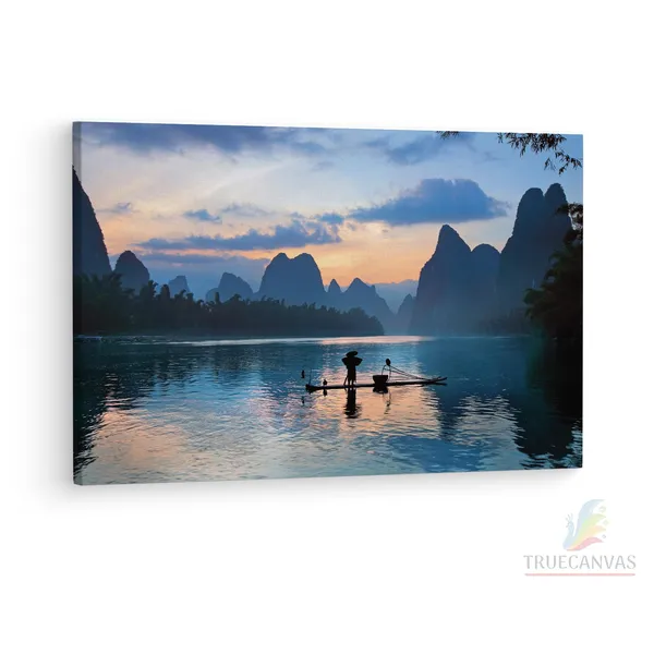 Multicolor_Lijiang,_Wooden_Framed_Canvas_Paintings_|_For_Living_Room_|_Bedroom_|_Office_|_Gallery_|_Ready_Wall_Mount_Canvas_Wall_Art_Painting_|_Size_-_12_X_18In,_Ct0937