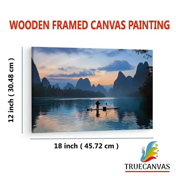 Multicolor_Lijiang,_Wooden_Framed_Canvas_Paintings_|_For_Living_Room_|_Bedroom_|_Office_|_Gallery_|_Ready_Wall_Mount_Canvas_Wall_Art_Painting_|_Size_-_12_X_18In,_Ct0937