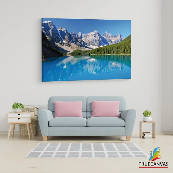 Multicolor_Moraine_Lake,_Wooden_Framed_Canvas_Paintings_|_For_Living_Room_|_Bedroom_|_Office_|_Gallery_|_Ready_Wall_Mount_Canvas_Wall_Art_Painting_|_Size_-_12_X_18In,_Ct0938