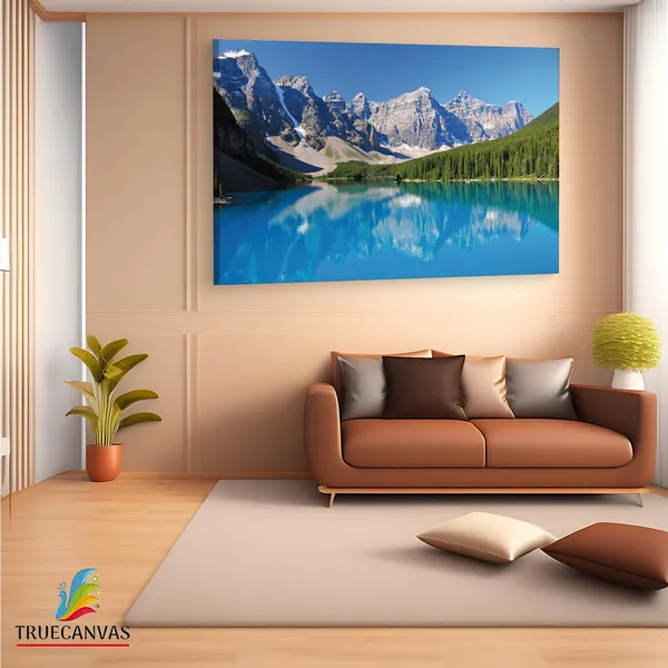 Multicolor_Moraine_Lake,_Wooden_Framed_Canvas_Paintings_|_For_Living_Room_|_Bedroom_|_Office_|_Gallery_|_Ready_Wall_Mount_Canvas_Wall_Art_Painting_|_Size_-_12_X_18In,_Ct0938