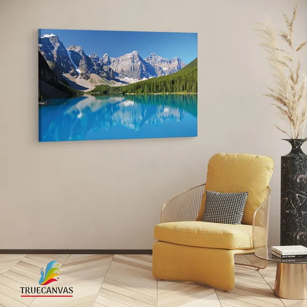 Multicolor_Moraine_Lake,_Wooden_Framed_Canvas_Paintings_|_For_Living_Room_|_Bedroom_|_Office_|_Gallery_|_Ready_Wall_Mount_Canvas_Wall_Art_Painting_|_Size_-_12_X_18In,_Ct0938