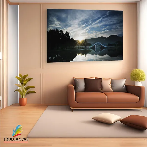 Multicolor_Dahu_Park,_Wooden_Framed_Canvas_Paintings_|_For_Living_Room_|_Bedroom_|_Office_|_Gallery_|_Ready_Wall_Mount_Canvas_Wall_Art_Painting_|_Size_-_12_X_18In,_Ct0945