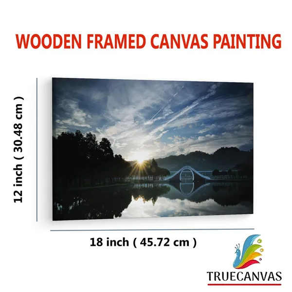 Multicolor_Dahu_Park,_Wooden_Framed_Canvas_Paintings_|_For_Living_Room_|_Bedroom_|_Office_|_Gallery_|_Ready_Wall_Mount_Canvas_Wall_Art_Painting_|_Size_-_12_X_18In,_Ct0945
