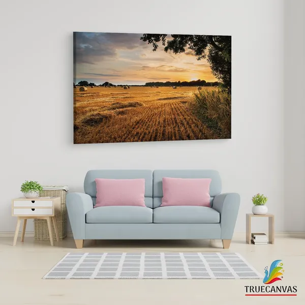 Multicolor_Rural_Landscape_Image_Of_Summer,_Wooden_Framed_Canvas_Paintings_|_For_Living_Room_|_Bedroom_|_Office_|_Gallery_|_Ready_Wall_Mount_Canvas_Wall_Art_Painting_|_Size_-_12_X_18In,_Ct0948