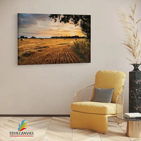 Multicolor_Rural_Landscape_Image_Of_Summer,_Wooden_Framed_Canvas_Paintings_|_For_Living_Room_|_Bedroom_|_Office_|_Gallery_|_Ready_Wall_Mount_Canvas_Wall_Art_Painting_|_Size_-_12_X_18In,_Ct0948