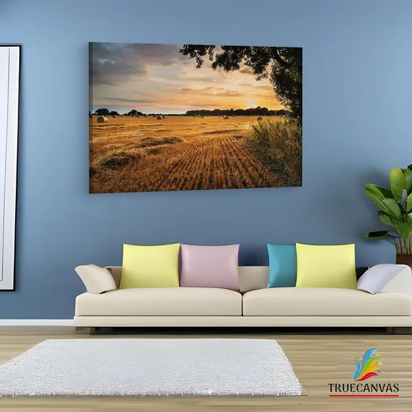 Multicolor_Rural_Landscape_Image_Of_Summer,_Wooden_Framed_Canvas_Paintings_|_For_Living_Room_|_Bedroom_|_Office_|_Gallery_|_Ready_Wall_Mount_Canvas_Wall_Art_Painting_|_Size_-_12_X_18In,_Ct0948