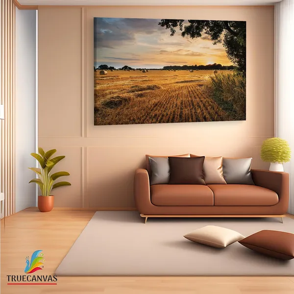 Multicolor_Rural_Landscape_Image_Of_Summer,_Wooden_Framed_Canvas_Paintings_|_For_Living_Room_|_Bedroom_|_Office_|_Gallery_|_Ready_Wall_Mount_Canvas_Wall_Art_Painting_|_Size_-_12_X_18In,_Ct0948