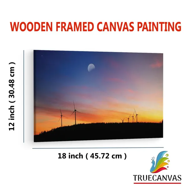 Multicolor_Sunset_Moon,_Wooden_Framed_Canvas_Paintings_|_For_Living_Room_|_Bedroom_|_Office_|_Gallery_|_Ready_Wall_Mount_Canvas_Wall_Art_Painting_|_Size_-_12_X_18In,_Ct0951