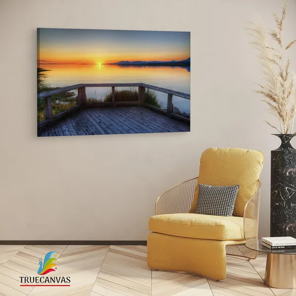 Multicolor_Amazing_Sunset,_Pretty,_Glow,_Wooden_Framed_Canvas_Paintings_|_For_Living_Room_|_Bedroom_|_Office_|_Gallery_|_Ready_Wall_Mount_Canvas_Wall_Art_Painting_|_Size_-_12_X_18In,_Ct0952