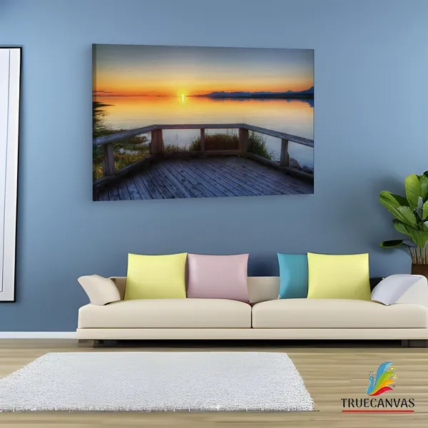 Multicolor_Amazing_Sunset,_Pretty,_Glow,_Wooden_Framed_Canvas_Paintings_|_For_Living_Room_|_Bedroom_|_Office_|_Gallery_|_Ready_Wall_Mount_Canvas_Wall_Art_Painting_|_Size_-_12_X_18In,_Ct0952