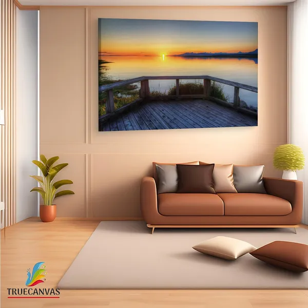 Multicolor_Amazing_Sunset,_Pretty,_Glow,_Wooden_Framed_Canvas_Paintings_|_For_Living_Room_|_Bedroom_|_Office_|_Gallery_|_Ready_Wall_Mount_Canvas_Wall_Art_Painting_|_Size_-_12_X_18In,_Ct0952