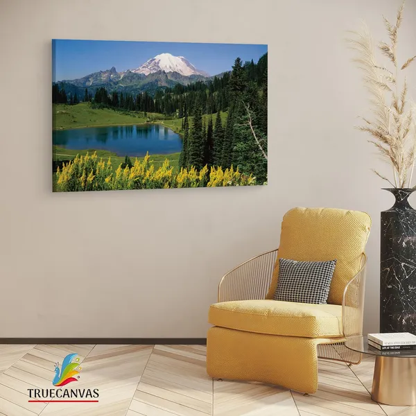 Multicolor_Mount_Rainier_National_Park,_Wooden_Framed_Canvas_Paintings_|_For_Living_Room_|_Bedroom_|_Office_|_Gallery_|_Ready_Wall_Mount_Canvas_Wall_Art_Painting_|_Size_-_12_X_18In,_Ct0954