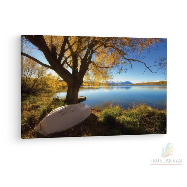 Multicolor_Lake_Alexandrina,_Wooden_Framed_Canvas_Paintings_|_For_Living_Room_|_Bedroom_|_Office_|_Gallery_|_Ready_Wall_Mount_Canvas_Wall_Art_Painting_|_Size_-_12_X_18In,_Ct0956