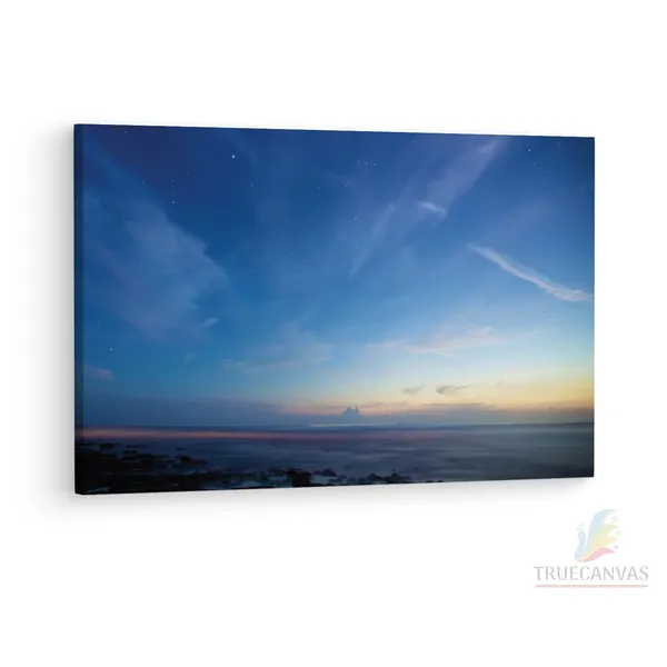 Multicolor_Clear_Sky_Sunset,_Wooden_Framed_Canvas_Paintings_|_For_Living_Room_|_Bedroom_|_Office_|_Gallery_|_Ready_Wall_Mount_Canvas_Wall_Art_Painting_|_Size_-_12_X_18In,_Ct0957