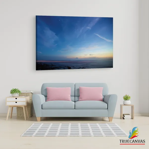 Multicolor_Clear_Sky_Sunset,_Wooden_Framed_Canvas_Paintings_|_For_Living_Room_|_Bedroom_|_Office_|_Gallery_|_Ready_Wall_Mount_Canvas_Wall_Art_Painting_|_Size_-_12_X_18In,_Ct0957